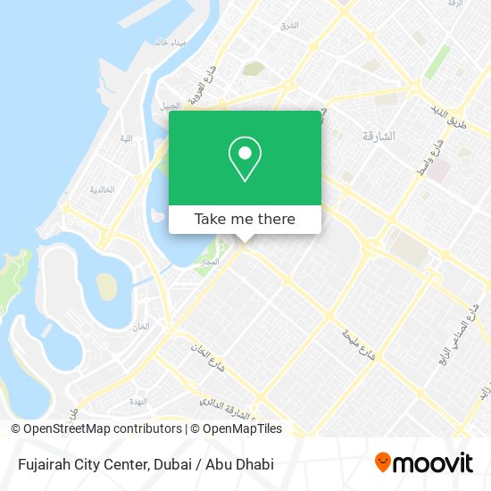 Fujairah City Center map