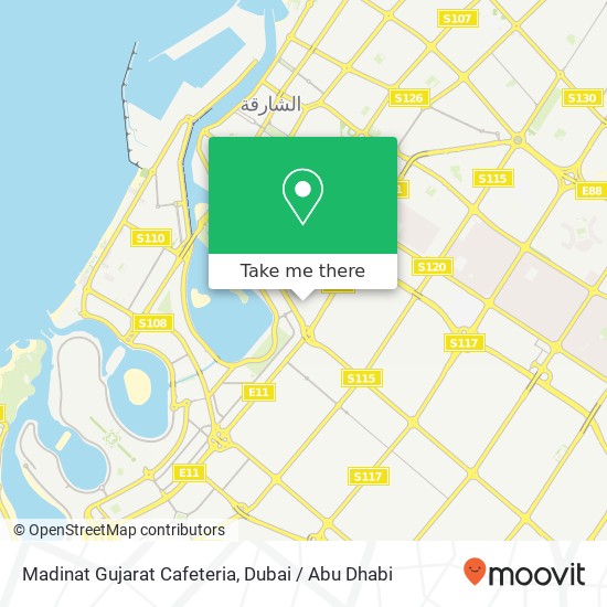 Madinat Gujarat Cafeteria map