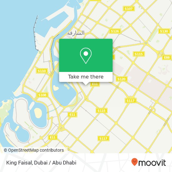 King Faisal map