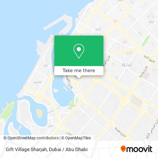 Gift Village Sharjah map