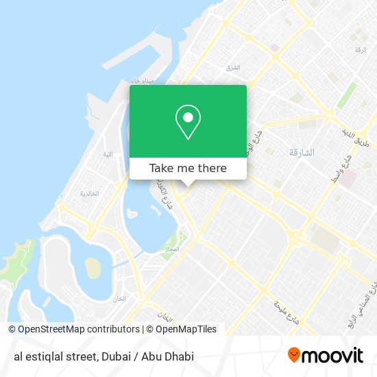 al estiqlal street map