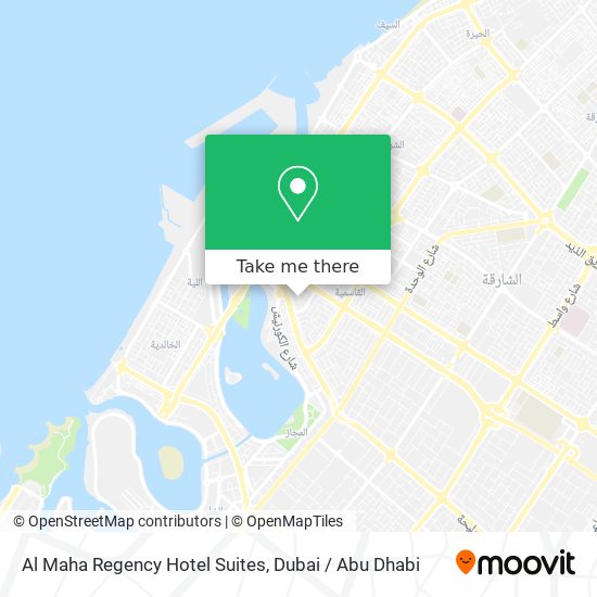 Al Maha Regency Hotel Suites map