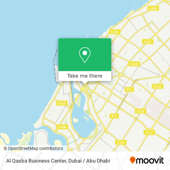 Al Qasba Business Center map