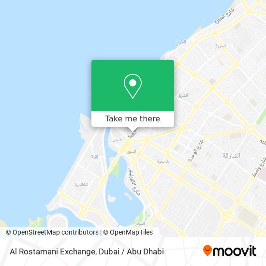 Al Rostamani Exchange map