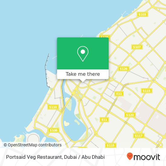 Portsaid Veg Restaurant map