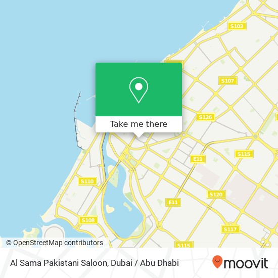 Al Sama Pakistani Saloon map