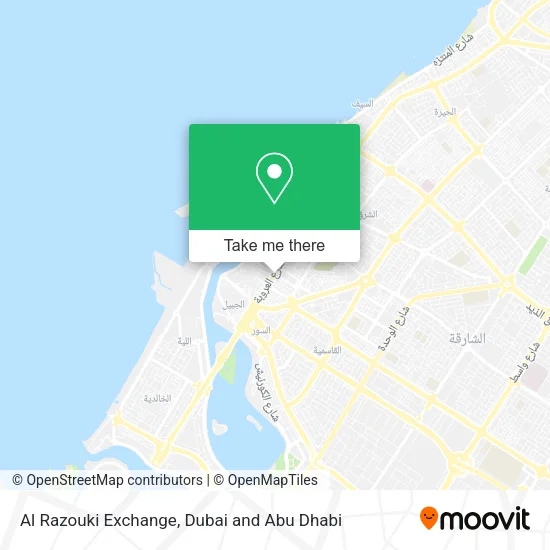 Al Razouki Exchange map