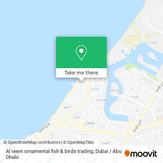 Al reem ornamental fish & birds trading map