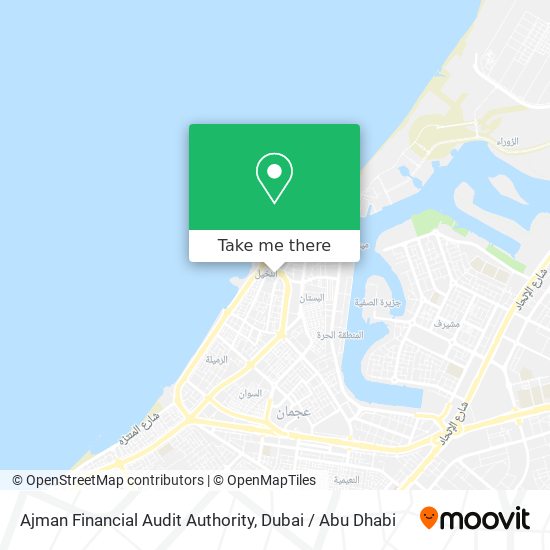 Ajman Financial Audit Authority map