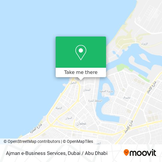 Ajman e-Business Services map