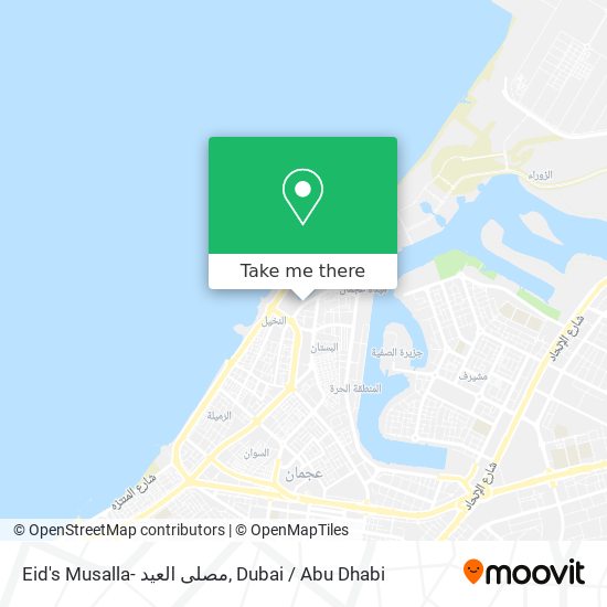 Eid's Musalla- مصلى العيد map