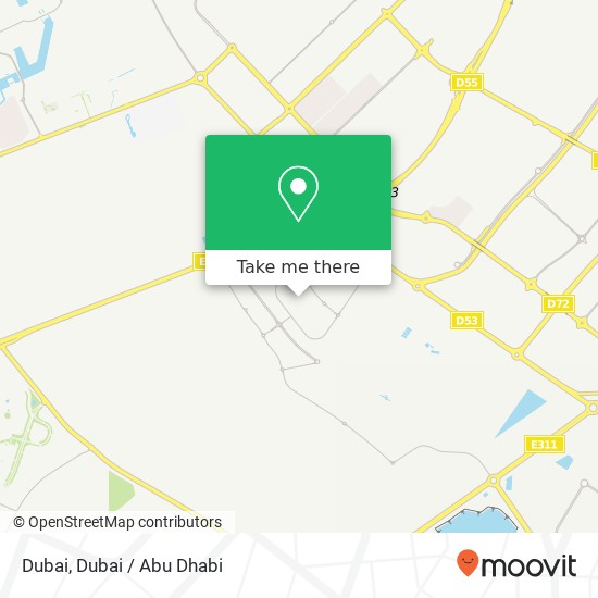 Dubai map