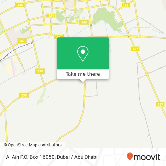 Al Ain P.O. Box 16050 map