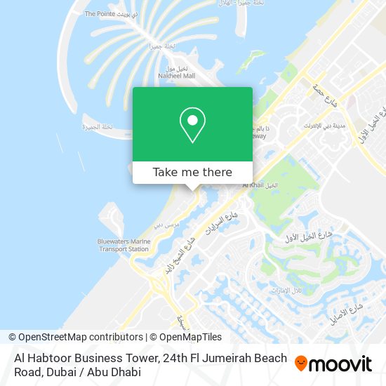 Al Habtoor Business Tower, 24th Fl Jumeirah Beach Road map