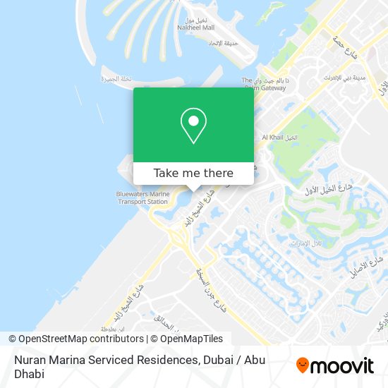 Nuran Marina Serviced Residences map