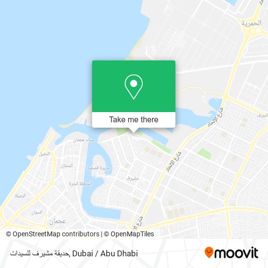 حديقة مشيرف للسيدات map