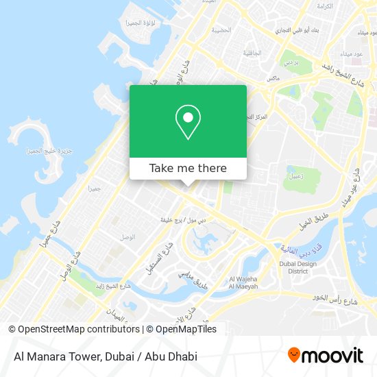Al Manara Tower map