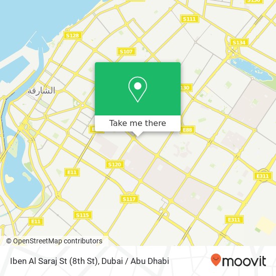 Iben Al Saraj St (8th St) map