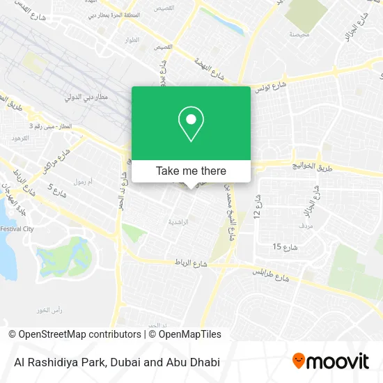Al Rashidiya Park map