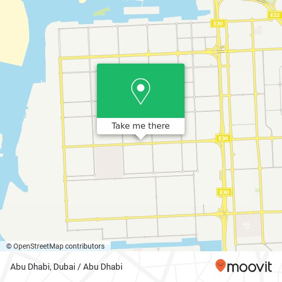 Abu Dhabi map