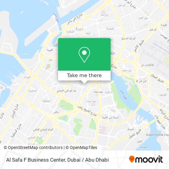 Al Safa F Business Center map