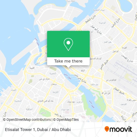 Etisalat Tower 1 map