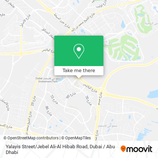 Yalayis Street / Jebel Ali-Al Hibab Road map