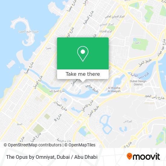 The Opus by Omniyat map