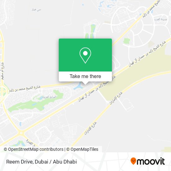 Reem Drive map