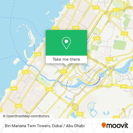 Bin Manana Twin Towers map