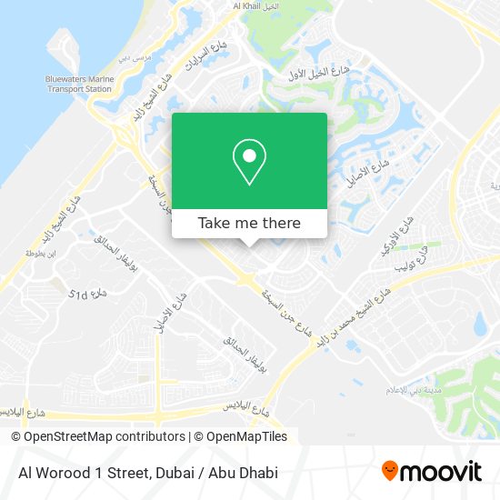 Al Worood 1 Street map