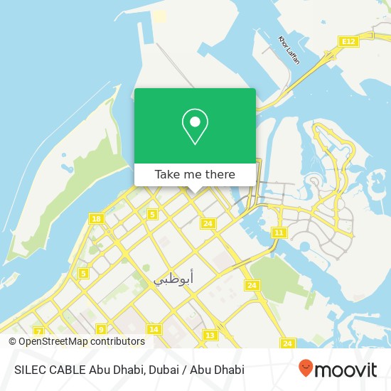 SILEC CABLE Abu Dhabi map