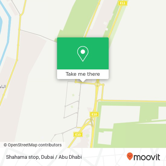 Shahama stop map