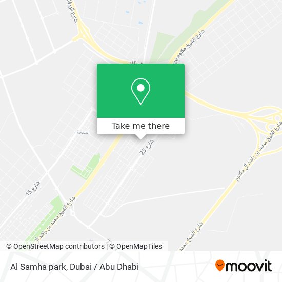 Al Samha park map