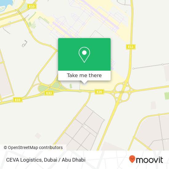 CEVA Logistics map
