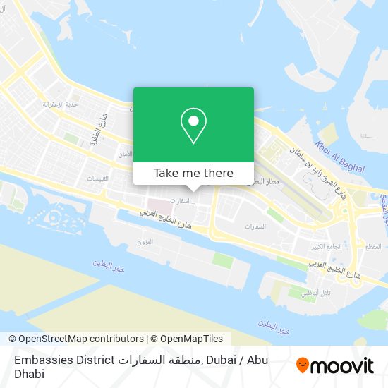 Embassies District منطقة السفارات map