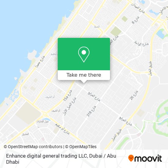 Enhance digital general trading LLC map