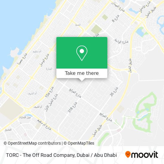 TORC - The Off Road Company map