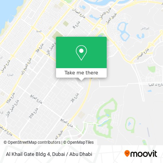 Al Khail Gate Bldg 4 map
