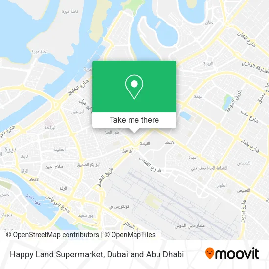 Happy Land Supermarket map