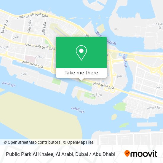 Public Park Al Khaleej Al Arabi map