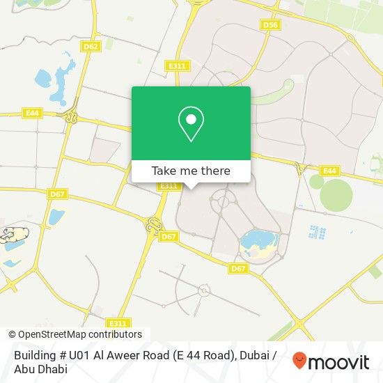 Building # U01 Al Aweer Road (E 44 Road) map