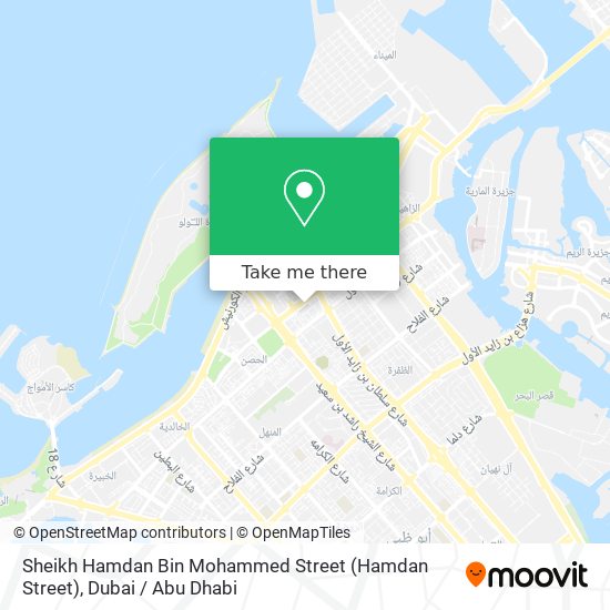 Sheikh Hamdan Bin Mohammed Street (Hamdan Street) map
