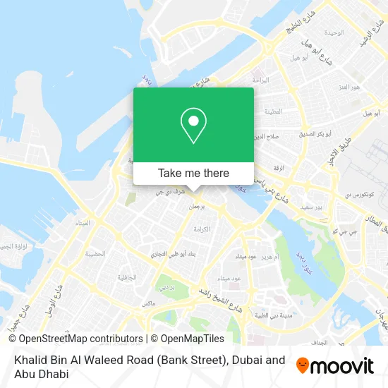 Khalid Bin Al Waleed Road (Bank Street) map