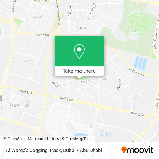 Al Warqa'a Jogging Track map