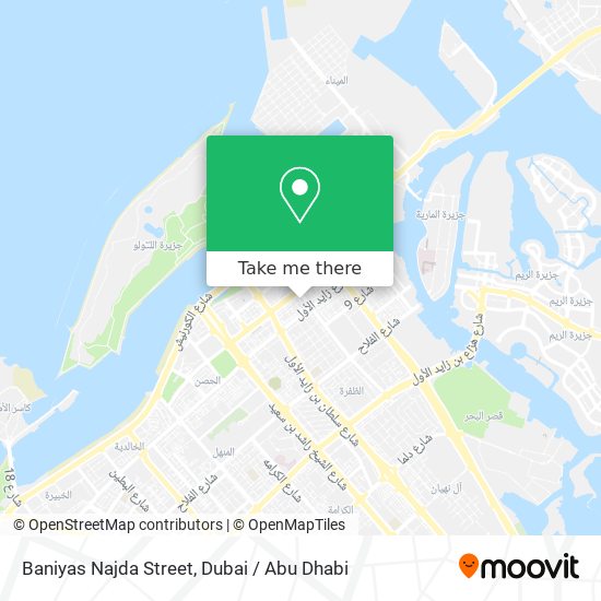 Baniyas Najda Street map