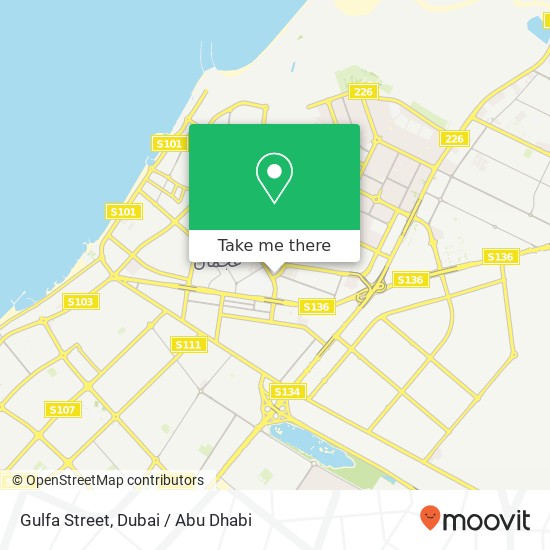 Gulfa Street map