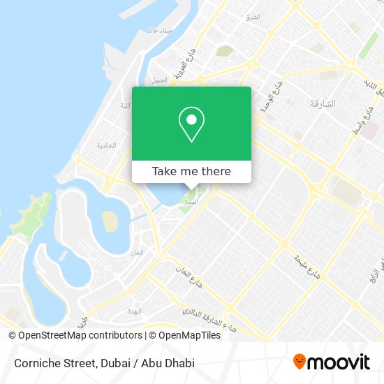 Corniche Street map