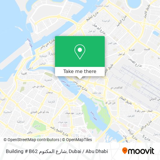 Building # B62 شارع المكتوم map