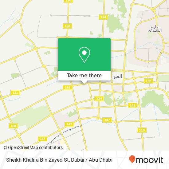 Sheikh Khalifa Bin Zayed St map